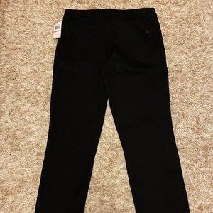 Democracy "Ab"solution Patriot Straight Leg Jeans, Black 12 NWT